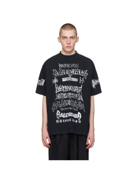 BALENCIAGA Black DIY Metal T-Shirt