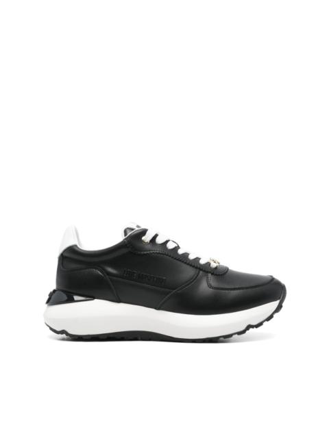 Moschino leather sneakers