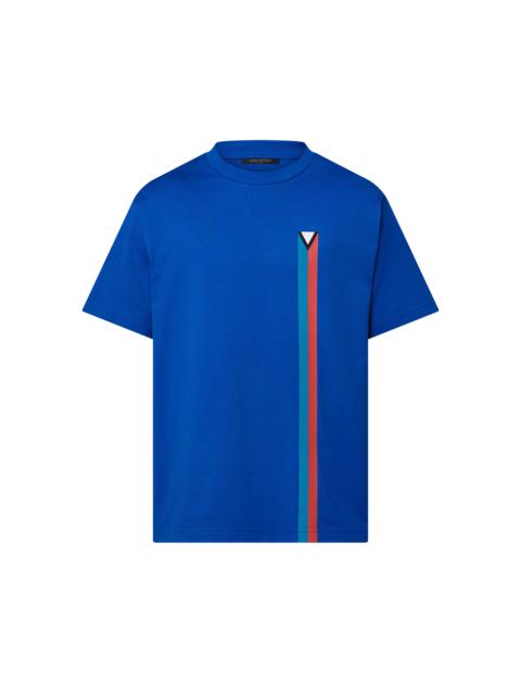 Louis Vuitton Short-Sleeved Embroidered Cotton T-Shirt