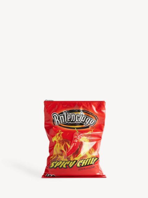BALENCIAGA Chips Bag in Red