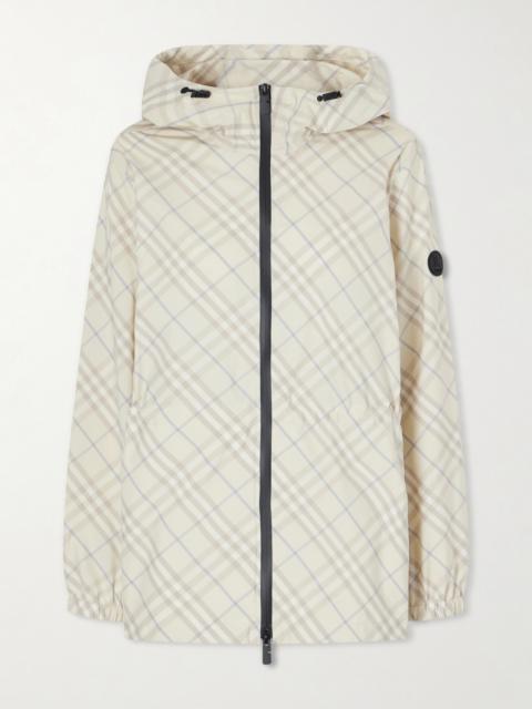 Burberry Checked Shell Jacket