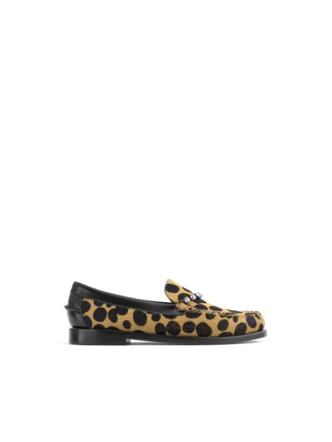forte_forte leather jewelled loafers