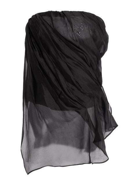 The Garment Gilian Draped Chiffon Bustier Top black