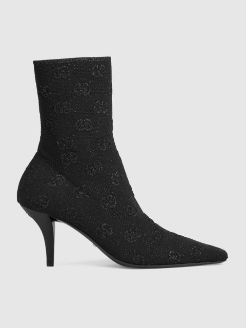 Women's GG knit ankle boots