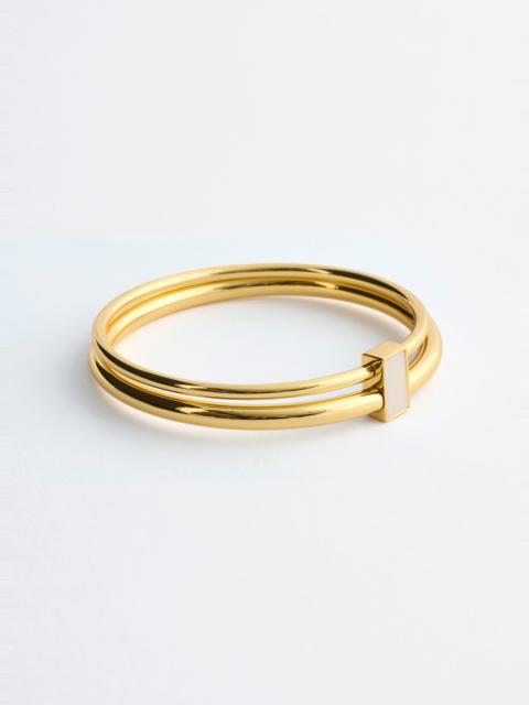 & Other Stories Double-Circle Brass Bangle