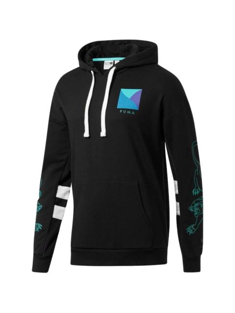 PUMA logo-embroidered hoodie