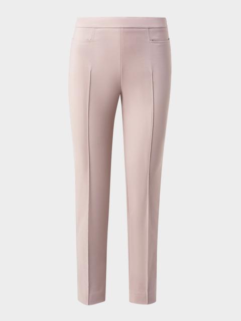 AKRIS Franca Mid-Rise Cropped Pants