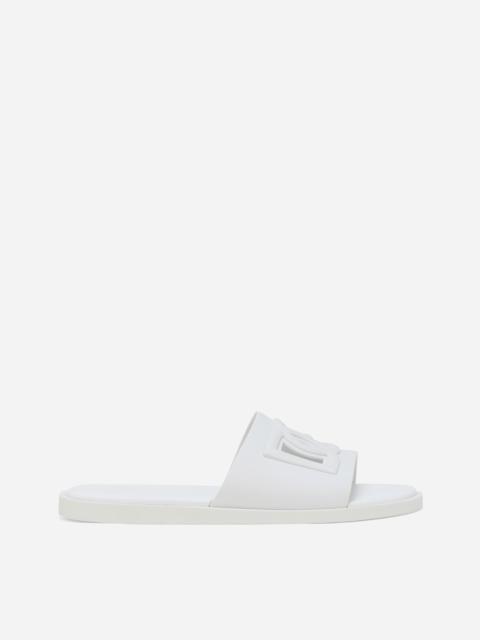 Rubber beachwear sliders