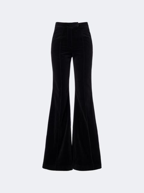 COSTARELLOS Avice cotton velvet flared pants