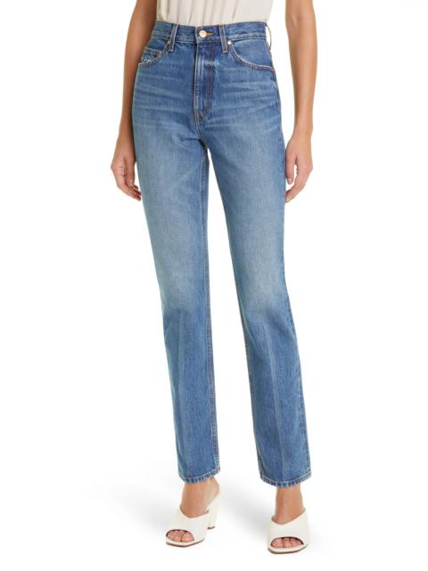 ULLA JOHNSON The Agnes High Wait Rigid Bootcut Jeans