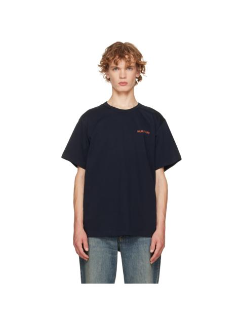 Helmut Lang Navy Logo T-shirt