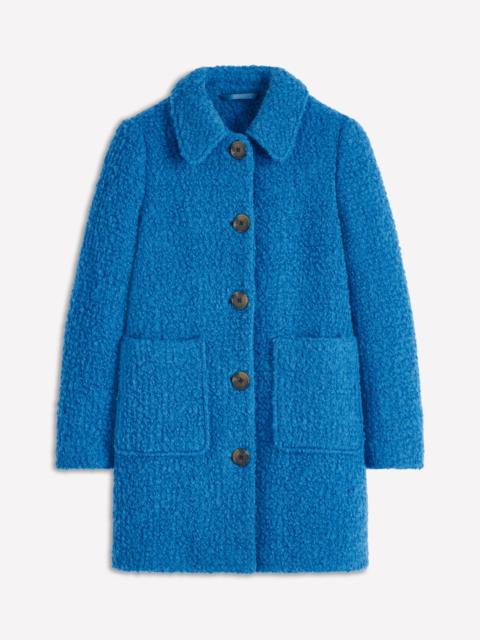 BODEN Carlisle Textured Coat-Cobalt Blue