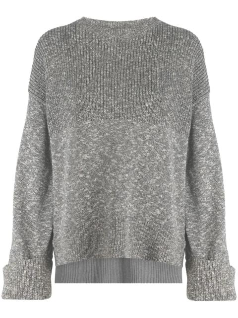 Off-White Diag-stripe oversized jumper