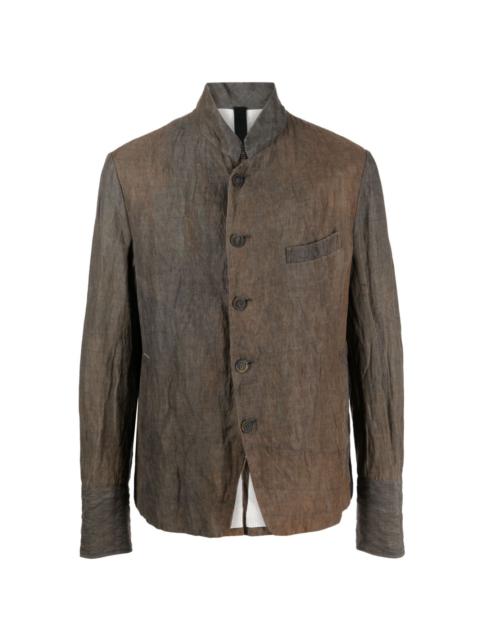 Forme D'Expression distressed cotton shirt