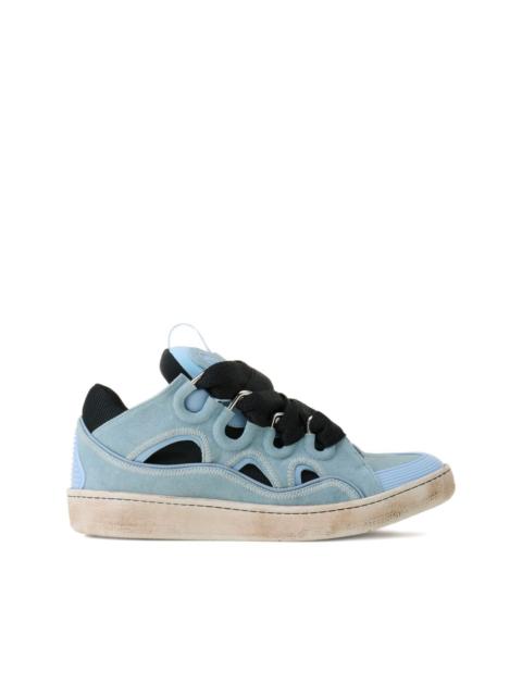 Lanvin cut-out lace-up sneakers