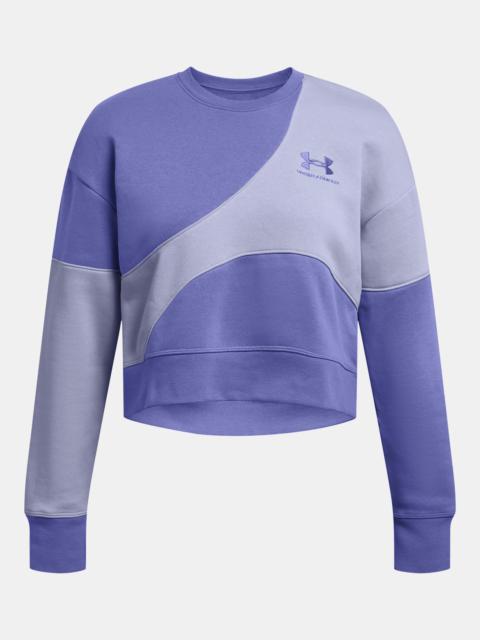 Under Armour Women's UA Icon Fleece Crop Crew