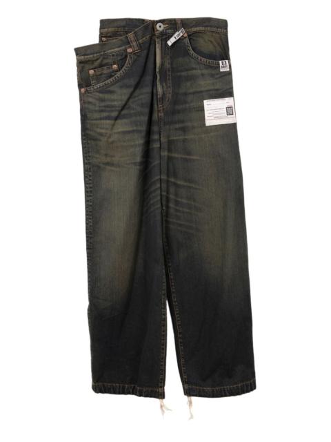 Maison MIHARAYASUHIRO layered jeans