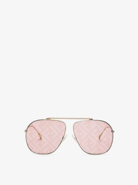 FENDI Metal sunglasses with FF logo
