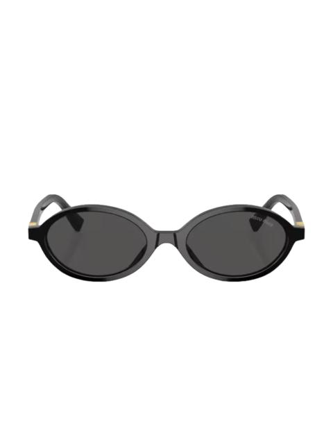 Miu Miu Oval Frame Sunglasses