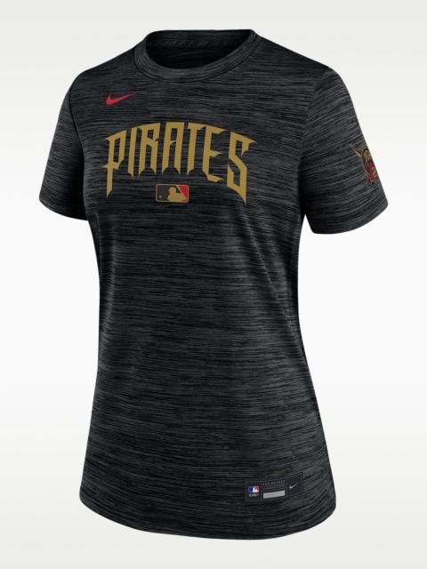Nike Pittsburgh Pirates Authentic Collection City Connect Velocity Women's Nike Dri-FIT MLB T-Shirt
