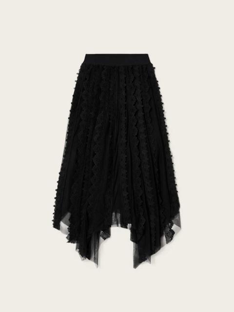 ALLSAINTS VASHTIE LACE MAXI SKIRT