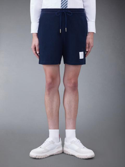 RWB stripe-trimmed track shorts