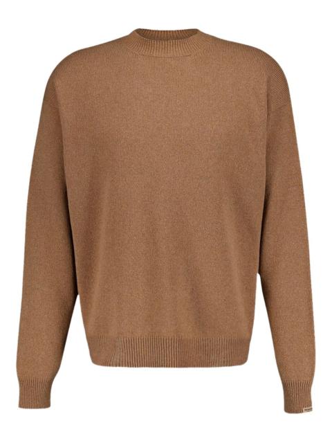BALENCIAGA round-neck ribbed jumper