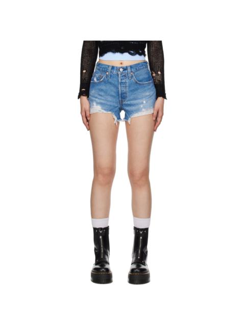 Levi's Indigo 501 Original Denim Shorts