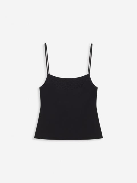 Lanvin TANK TOP WITH LACE DETAIL