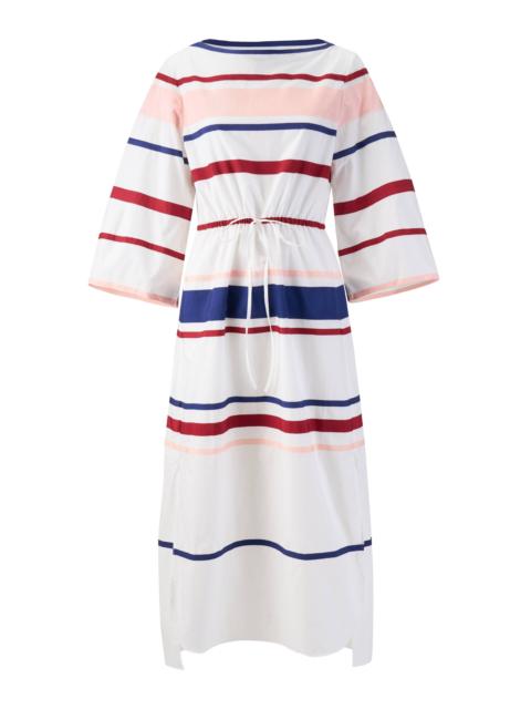 ROSIE ASSOULIN Ribbon Caftan Cotton Poplin Dress