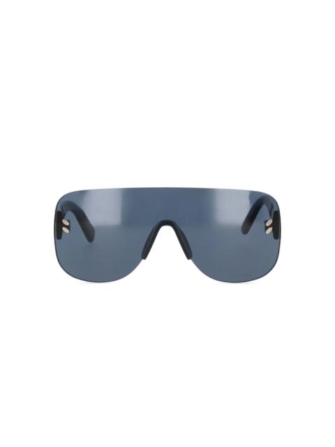 Stella McCartney shield-frame logo sunglasses