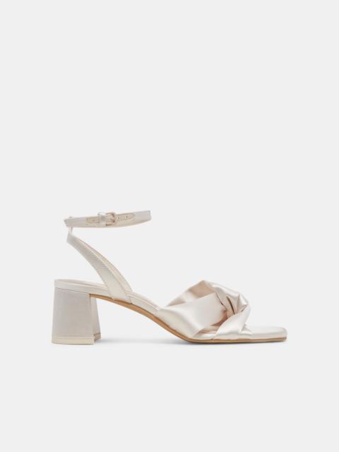 dolce vita BRENNA HEELS IVORY SATIN