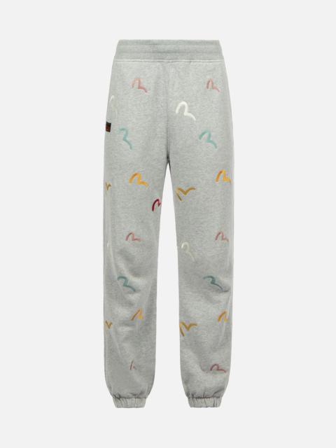 ALLOVER SEAGULL EMBROIDERY SWEATPANTS