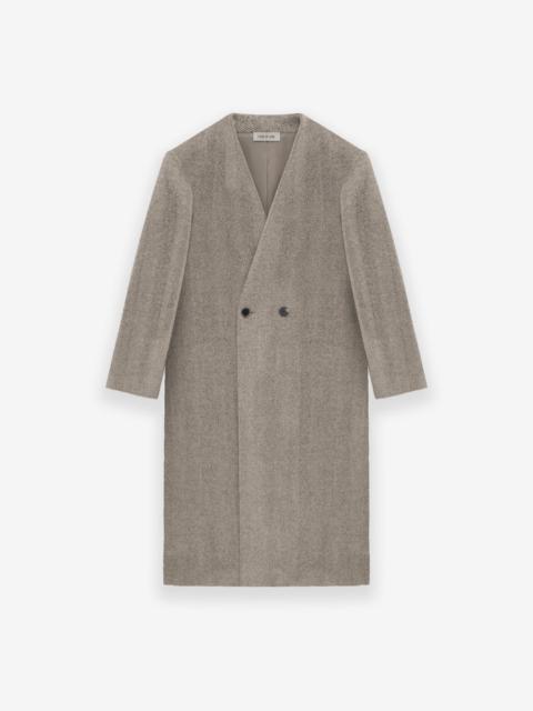Fear of God Alpaca Herringbone Lapelless Coat