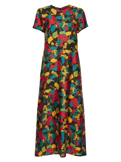 La DoubleJ Women's Swing Dress - Vines Brown