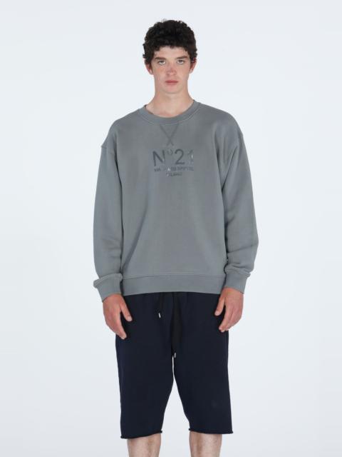 N°21 LOGO-PRINT SWEATSHIRT