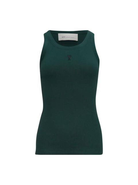 AMI Paris Ami de Cœur Ribbed Tank Top