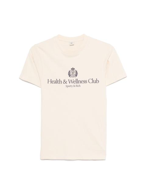 Sporty & Rich H&W Crest T-shirt