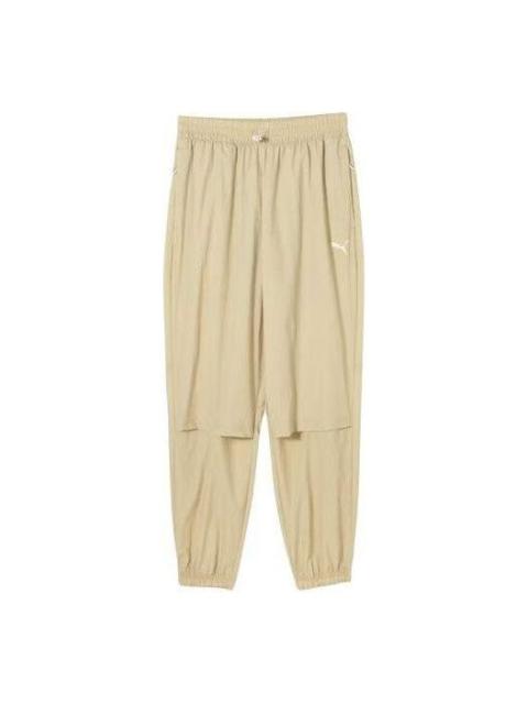 PUMA PUMA Metropolitan Rideruv Logo Pants 'Beige' 628373-90