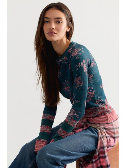 FREE PEOPLE Easy Does It Printed Top
