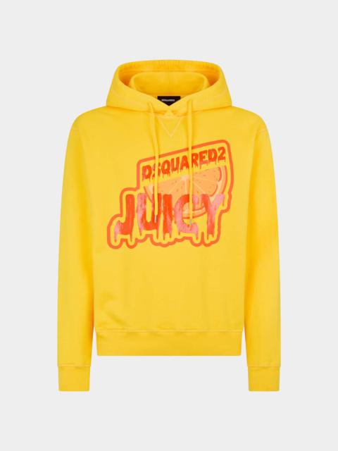 DSQUARED2 JUICY COOL FIT HOODIE SWEATSHIRT
