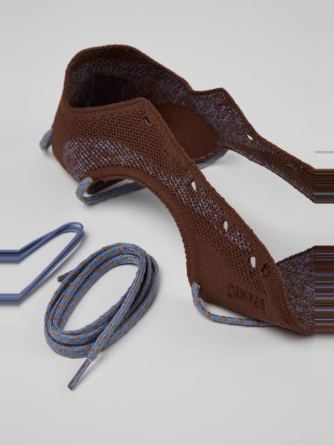 CAMPER Roku Uppers Brown/blue uppers (x2) for your right and left shoes.