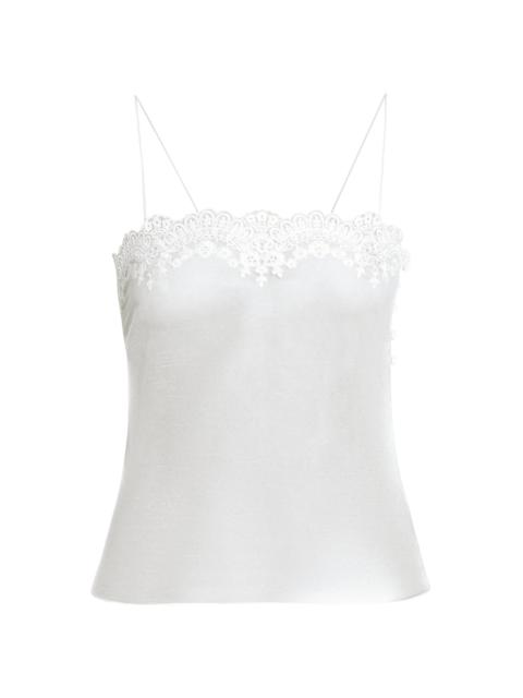 Chloé Women's Sheer Cami Top - Dusty White