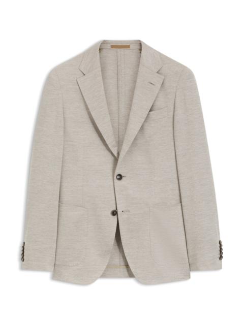 BOSS SLIM-FIT BLAZER IN VIRGIN WOOL AND COTTON