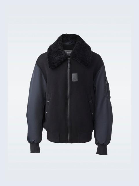MACKAGE LEONARD wool bomber jacket