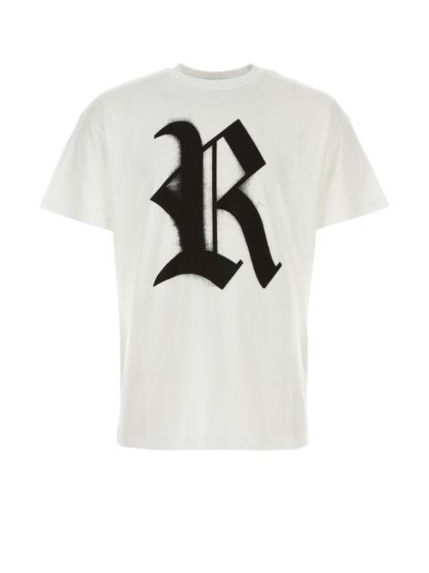 Raf Simons White cotton oversize t-shirt