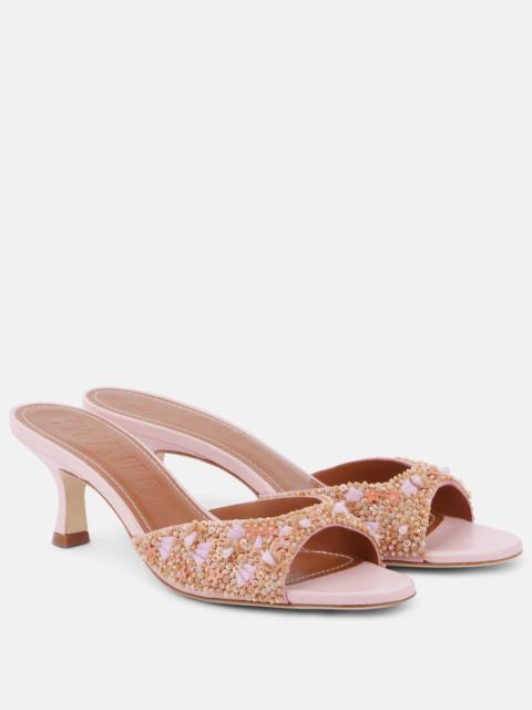STAUD Brigitte beaded mules