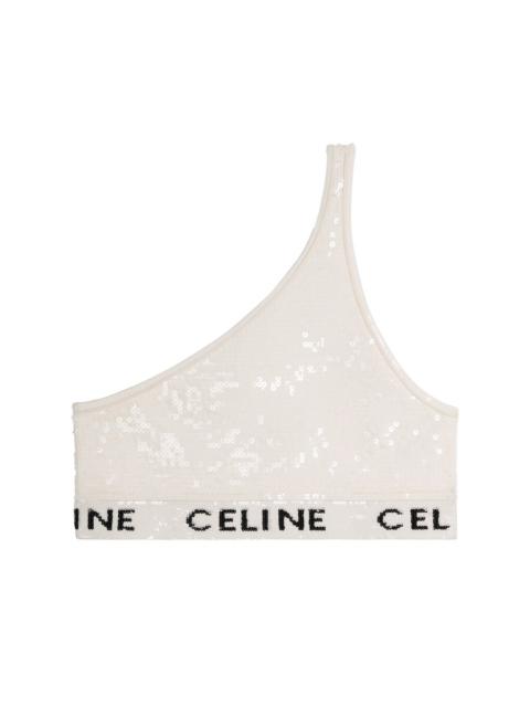 Celine monogram bra in silk cotton - CELINE
