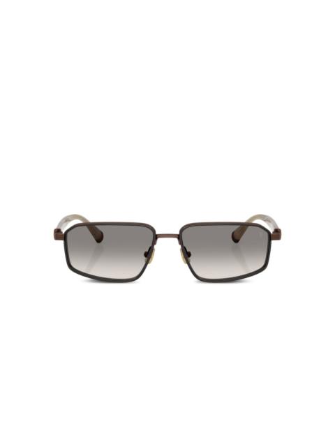 Brunello Cucinelli rectangle-frame sunglasses