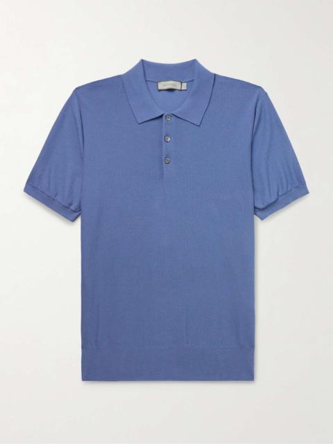 Canali Cotton-Piqué Polo Shirt